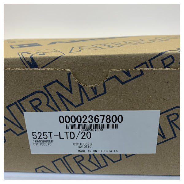 Airmar Furuno 525T-LTD-20 Marine Tru-Hull Transducer - Brass - 20 Degree Tilt