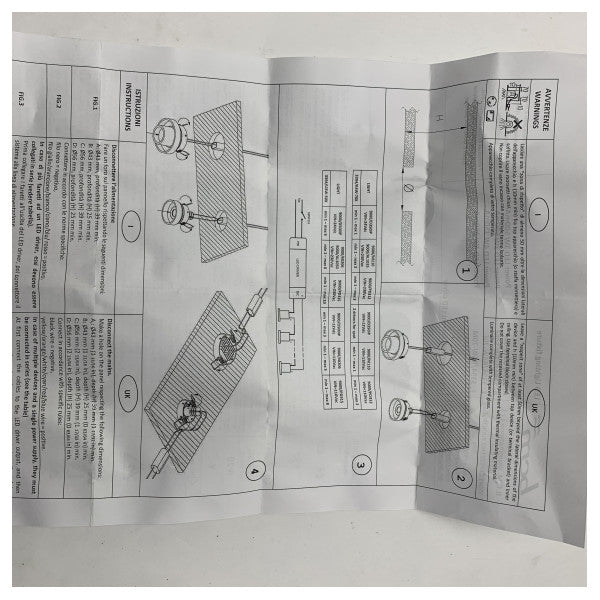 BCM 3394/U3W-50M/8 Jack 2 70M messinkinen alasvalosamppanja