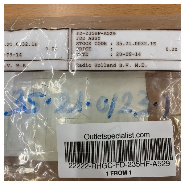FD-235HF-A529 Intern intern floppy-diskdrev 3,5 tommer