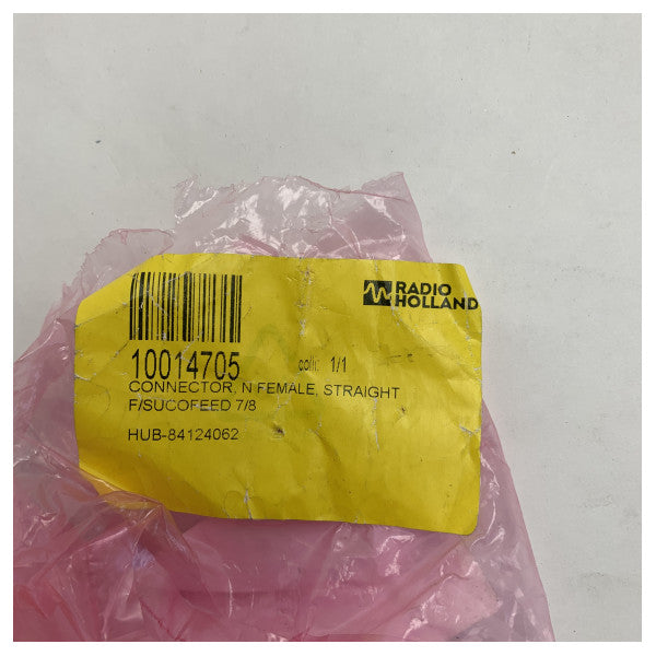 Huber+Suhner N-typ RF-honkontakt för SUCOFEED 7/8-kabel för marina tillämpningar