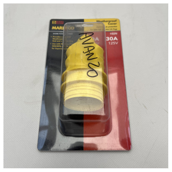 Водонепроникний 3-полюсний роз'єм Marinco 30А 3-полюсний ковпачок для морського електрозахисту - 102N