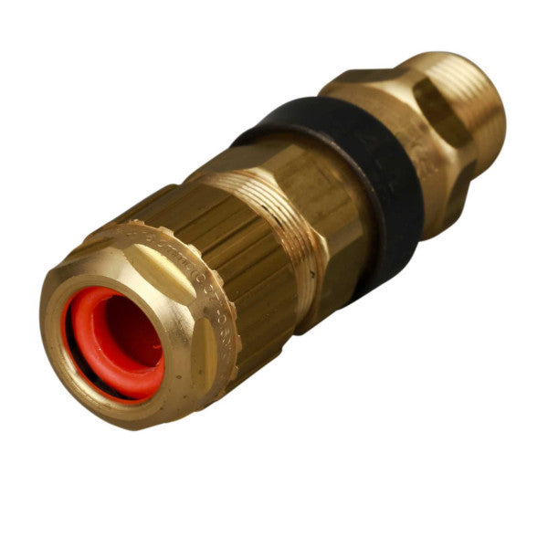 Conector de Cabo à Prova d'Água em Latão de Grau Marinho Hawke M20 501/453