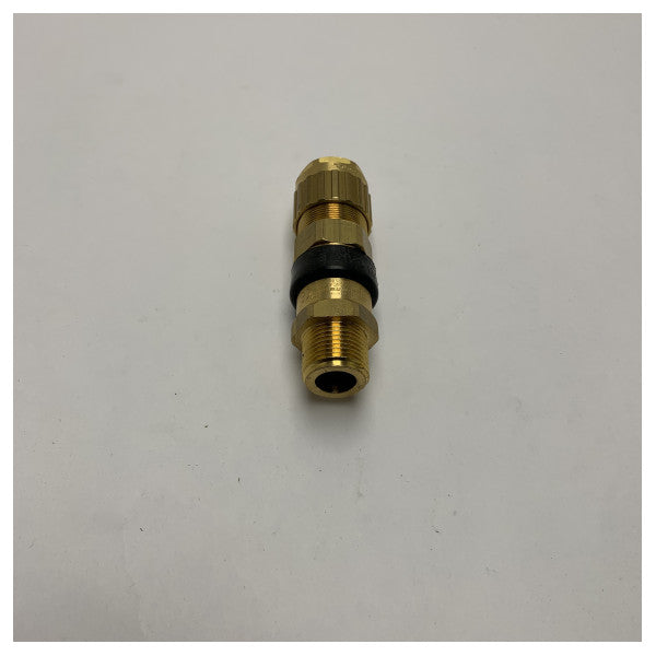 Conector de Cabo à Prova d'Água em Latão de Grau Marinho Hawke M20 501/453