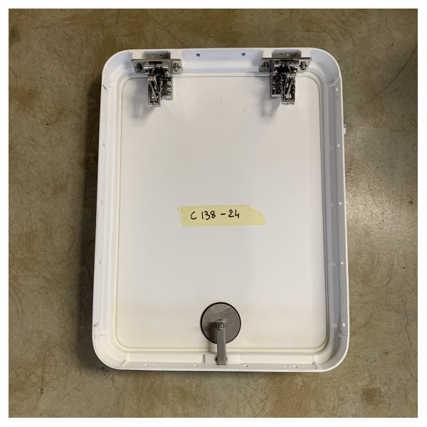 CRN hvidlakeret rustfrit stål adgangsluge - 425478