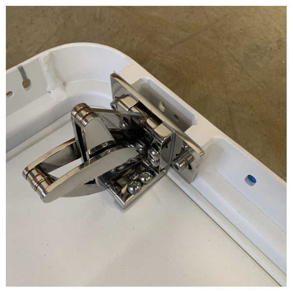 CRN hvidlakeret rustfrit stål adgangsluge - 425478