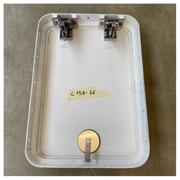 Niestandardowy pionowy pokrywka burty łodzi biała - 425480