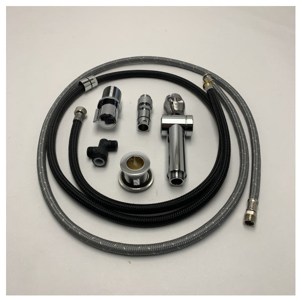 Elka mässing krom handdusch och slangkit - 9020