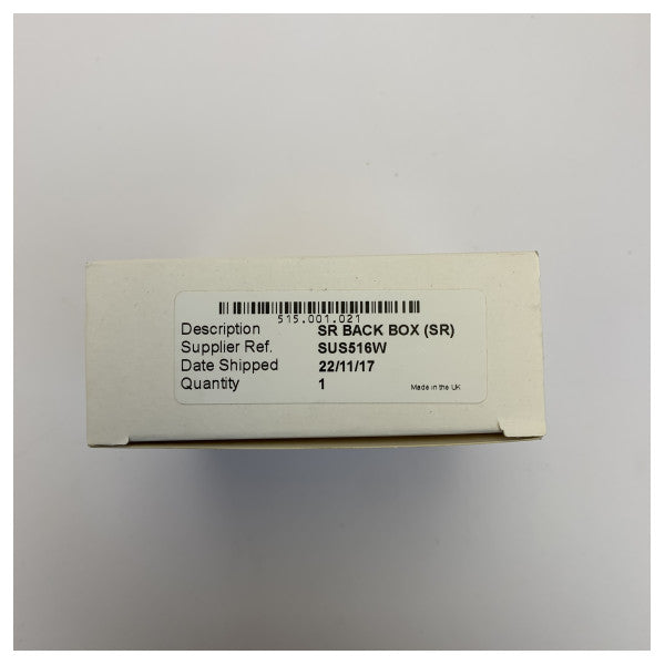 Tyco SR-BACK-BOX Electric Built-In Box for Manual Call Point - 515.001.021