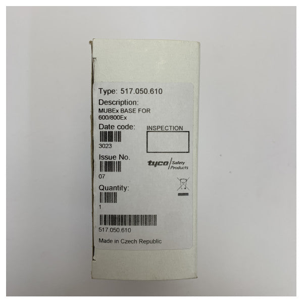 Tyco 600-800EX Savu / Tulipalon Ilmaisimen Kiinnitysjalka Valkoinen - 517.050.610