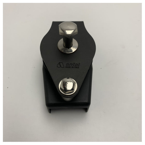 Antal Allpa 691351 Bloco de Polia Marinha Durável em Aço Inoxidável com Paragem de Genuas