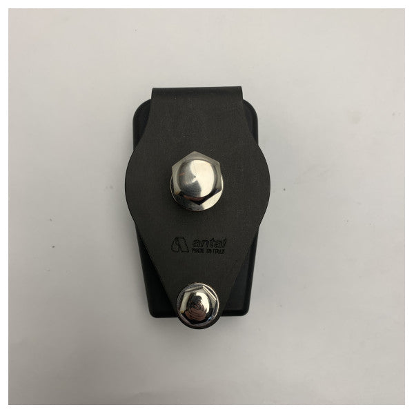 Antal Allpa 691351 Bloco de Polia Marinha Durável em Aço Inoxidável com Paragem de Genuas