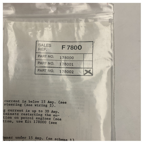 Kit di interruttori di posizione neutra TX Controls AB 178002 per motori marini