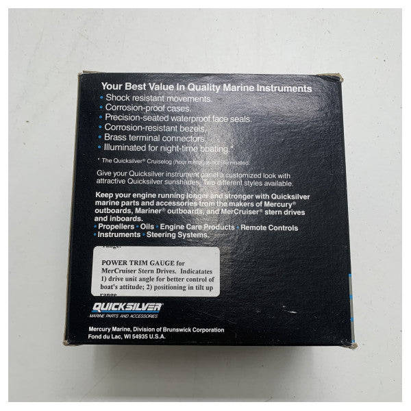 Mercury Quicksilver エンジントリムインジケーターゲージ - 79-817033-A1