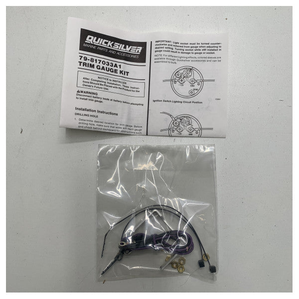 Mercury Quicksilver-motorens trimindikator - 79-817033-A1