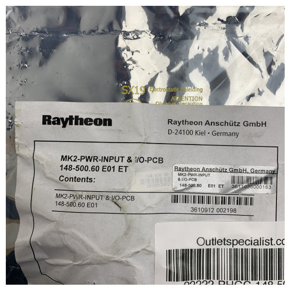 Płytka PCB Raytheon Anschutz Power I/O dla pedestal MK2 MTR UP - 148-500.60