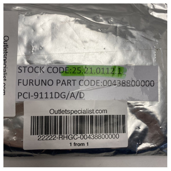 Furuno S-VDR PCI-9111DG Meridataan tallentava laite A/D-signaalinkäsittely PCB