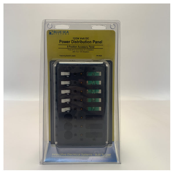 Синє море 8-позиційний розподільний щит постійного струму 12В - 8023-BSS