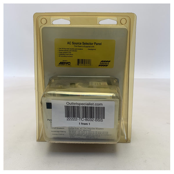 ブルーシー 120V 30Aソースセレクター|ショアパワー|ジェネレーター|8032-BSS