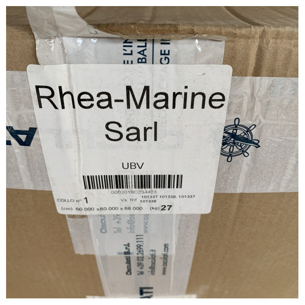 Osculati Padded Pilot Seat Foldable H54 - 48.410.11