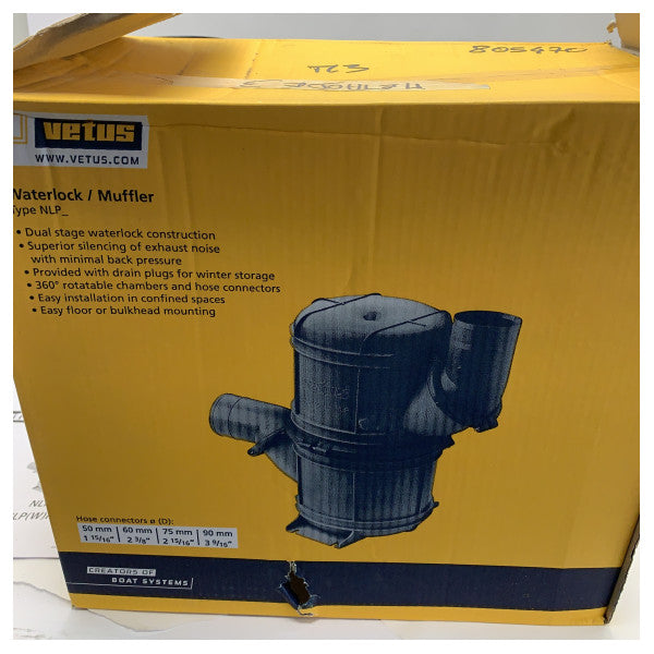 Гідрозамок Vetus NLP90HD надміцний 90 мм