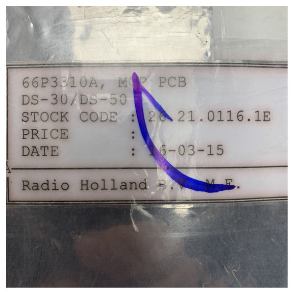 وحدة معالج سرعة دوبلر Furuno 66P3310A PCB MCP - 002-294-980