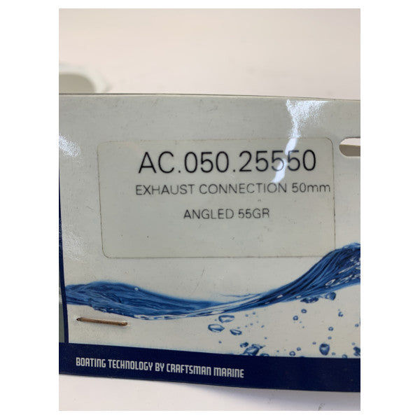 Craftsman Marine Transom Exhaust 50 mm - AC-050-25550