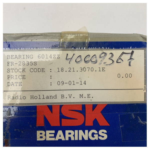 Rodamiento de acero inoxidable Furuno para sistemas de radar 6014ZZ/FR-2835S - 000-165-943