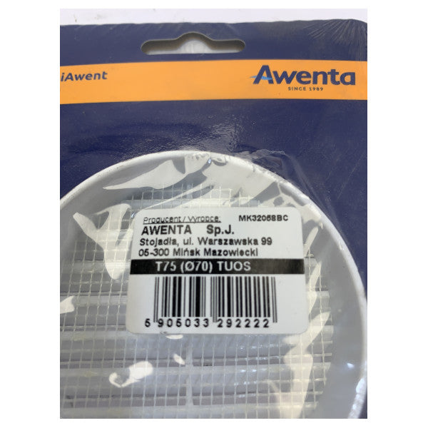 Awenta T75 Mini marinel ventilationsrist til både og yachter