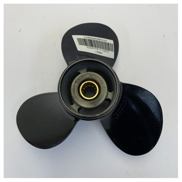 Suzuki Aluminium 3-Blade 11-1/4 x 15 Propeller for Outboard Engine