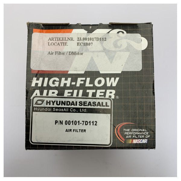 K and N RU-0830 Universele Rubber Luchtfilter