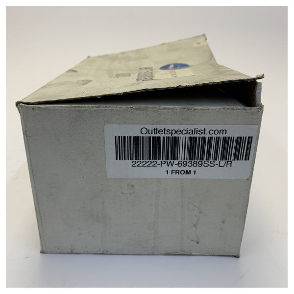 Allpa 69389SS-L/R Bygge-Docking Lys Rustfritt Stål 12/24V