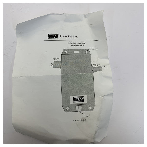 Defa 700429 Marine Electronic Fuse 230V 16A