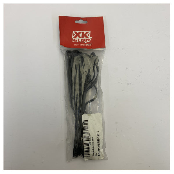 XKGLOW 4-Pin LED Extension Cable 12ft (3.6m) Marine - XK-4P-WIRE-12FT