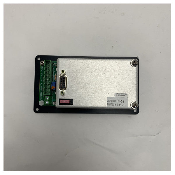 Pannello di controllo dell'antenna satellitare marina Sea Tel TVRO Coastel 18