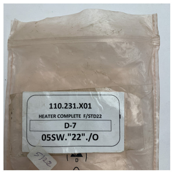 Raytheon Anschutz Gyrokompassvarmer for STD22 - 110-231.X01