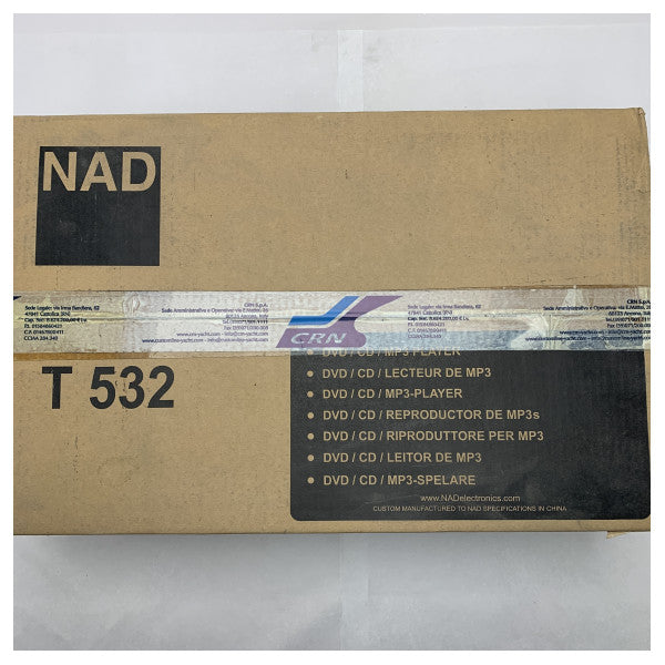 مشغل الأقراص المضغوطة NAD T532 متعدد المناطق DVD مع دعم MP3 للاستخدام البحري والمنزلي