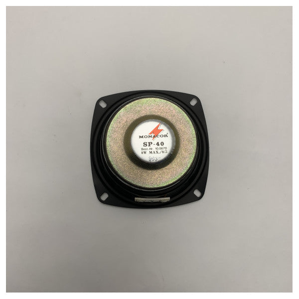 Monacor Marine Wideband Speaker SP-40 8 Ohm 4.05 x 4.05 inch