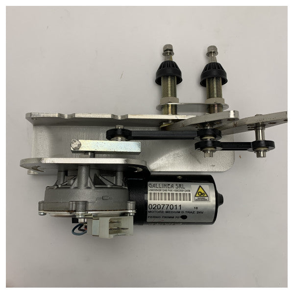 Gallinea Moteur d'essuie-glace marin 24V de haute qualité pour les bateaux - Durable et résistant à la corrosion - 02077011