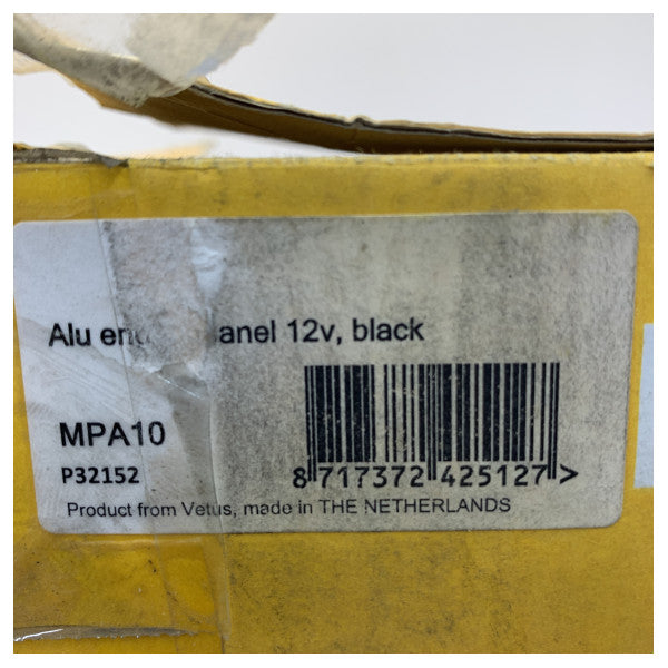 Vetus MPA10 Aluminium Inboard Engine Control Panel