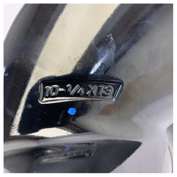 بروبلر خارجي من الألومنيوم سوزوكي مارين 10-1/4 × 13 باللون الأسود