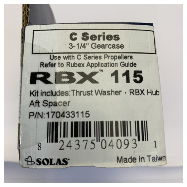 Rubes Solas Propeller 11.125 x 14 Rechtsdrehend Edelstahl