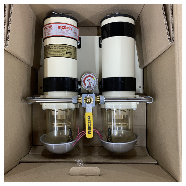 مرشح وقود باركر راكور 751000FHX10 مزدوج - فاصل الماء