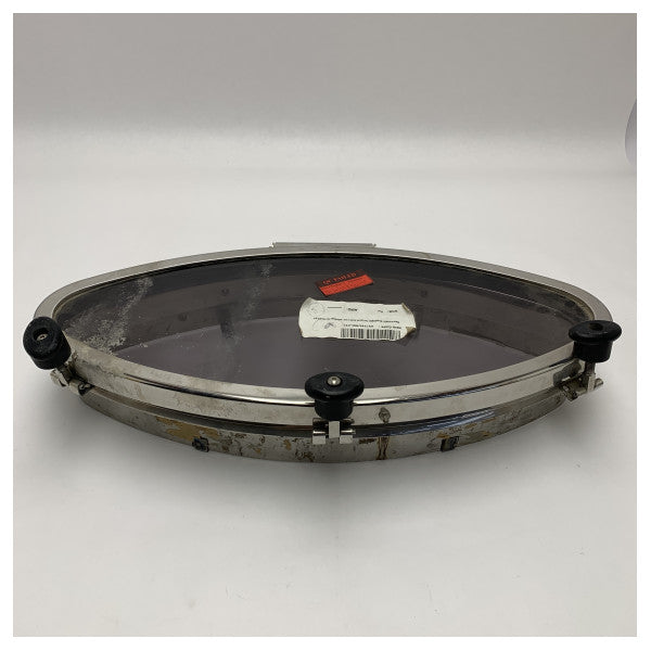 Allufer Tempesta stalin ta' l-azzar oval porthole li jiftaħ - 114A - RDL-FXD