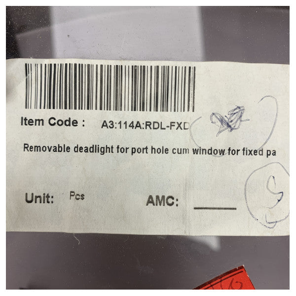 Allufer Tempesta stalin ta' l-azzar oval porthole li jiftaħ - 114A - RDL-FXD