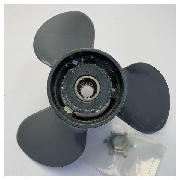 Hélice de motor fuera de borda Honda 13X19 de aluminio de 3 palas - 58130-ZW1