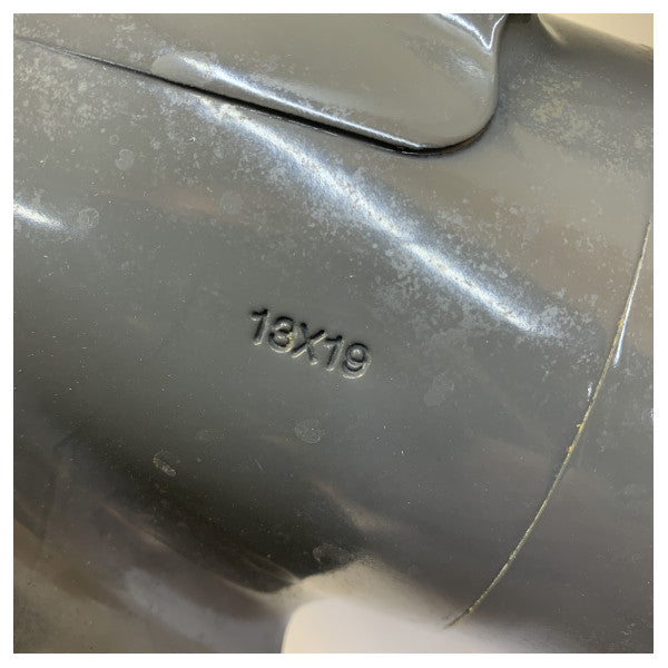 Hélice de motor fuera de borda Honda 13X19 de aluminio de 3 palas - 58130-ZW1