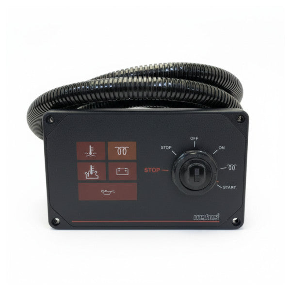 Vetus MP10B12 Engine Instrument Panel Black 12V