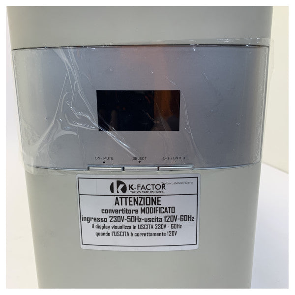 K-Factor EGL-2K Frequency Converter Single Phase 1.44 kW