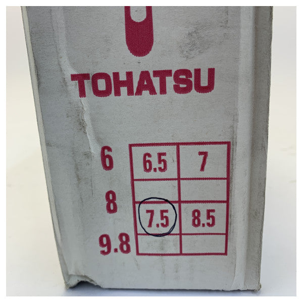 Hélice hors-bord Tohatsu 7.5 Pitch 3B2B64515-1 3x8-1 2x8