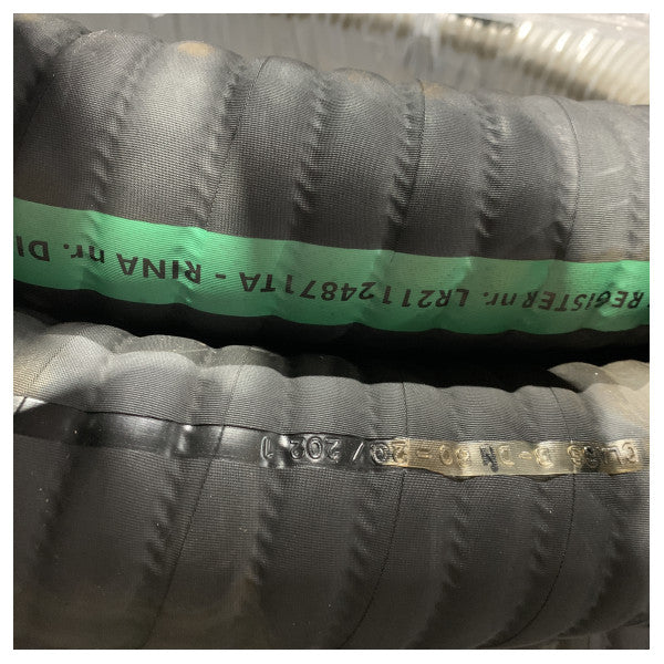 SCAMO/SP/CAJ Marine Exhaust Hose D80 mm Black - 1M